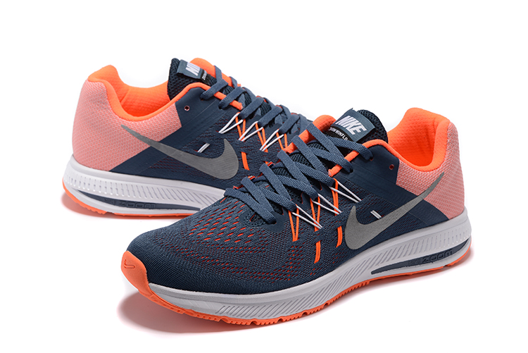 Nike Zoom Winflo 2 Blue Orange Shoes - Click Image to Close